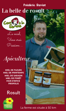 Frederic reviat miel de sarazin apiculteur miel de ferme produits locaux vente direct