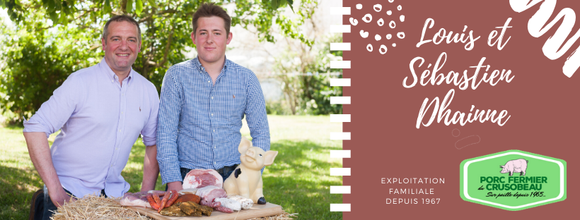 Louis et sebastien dhainne steenwerck porcs fermiers elevage sur paille